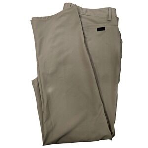 Greg Norman Performance Golf Pants Men's Size 36x30 Tan